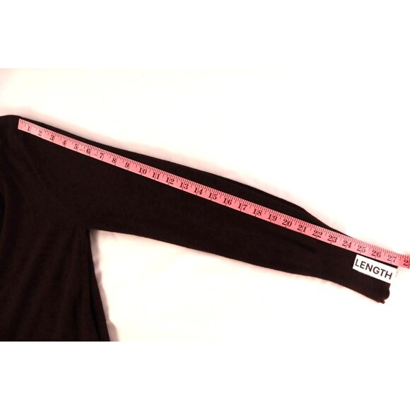 Cardigan Sweater by Mossimo Long Sleeve V-Neck Button-Up/ Brown Wool Size L/G - Picture 9 of 10